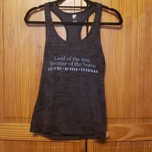 Racerback tank top